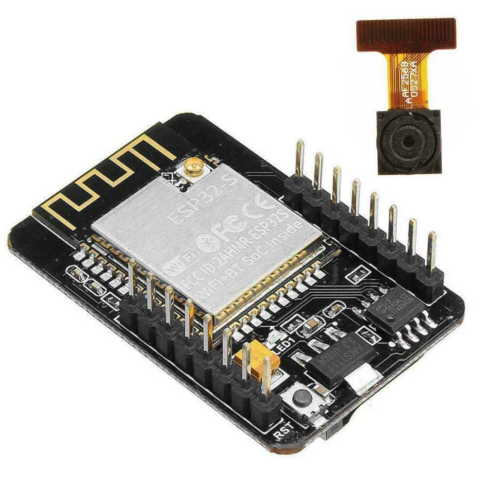 Новая женская макетная плата с Wi Fi и Bluetooth модуль 5 в ESP32 камерой OV2640 DOM668|Модули
