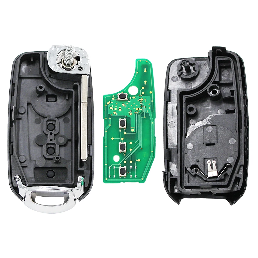 Folding flip Remote Key 4 button 433MHz with 4A chip For Fiat Egea Tipo 500X uncut SIP22 blade | Автомобили и мотоциклы