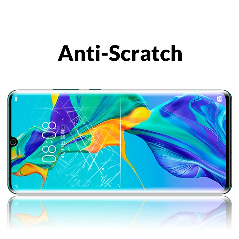 Защитное стекло 2 в 1 для Huawei P30 Lite P30lite закаленное объектива камеры защитная