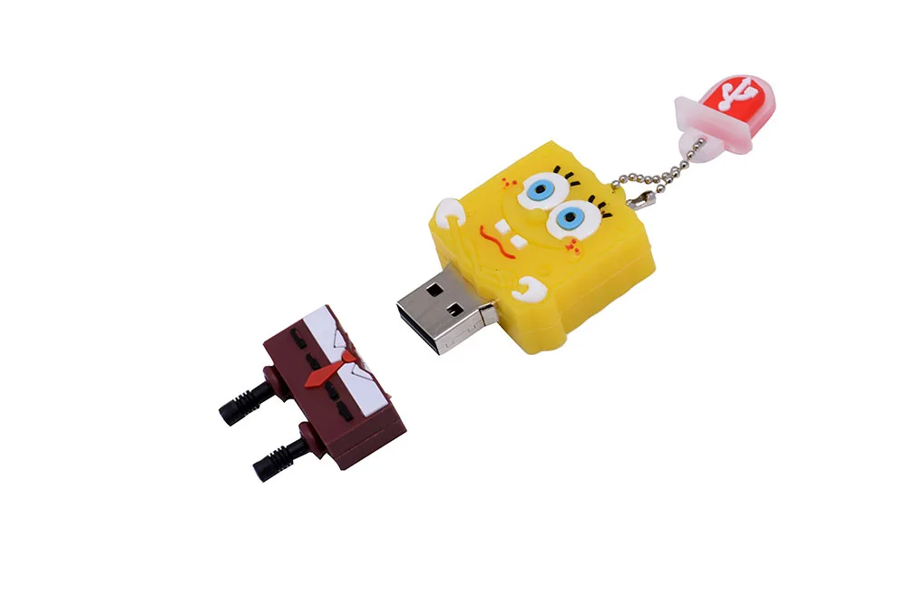 JASTER Мультфильм Горячая Usb 3,0 высокоскоростной мультфильм Губка Боб серии флэш-накопитель 64 ГБ 32 ГБ 16 ГБ 8 ГБ 4 ГБ ручка-накопитель фактическая емкость