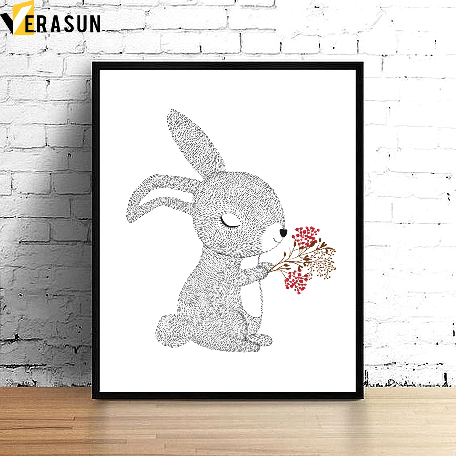 Cartoon Cycling Bear Motivational Quotes Wall Art Canvas Painting Nordic Posters And Prints Animal Pictures Kids Room Decor | Дом и сад