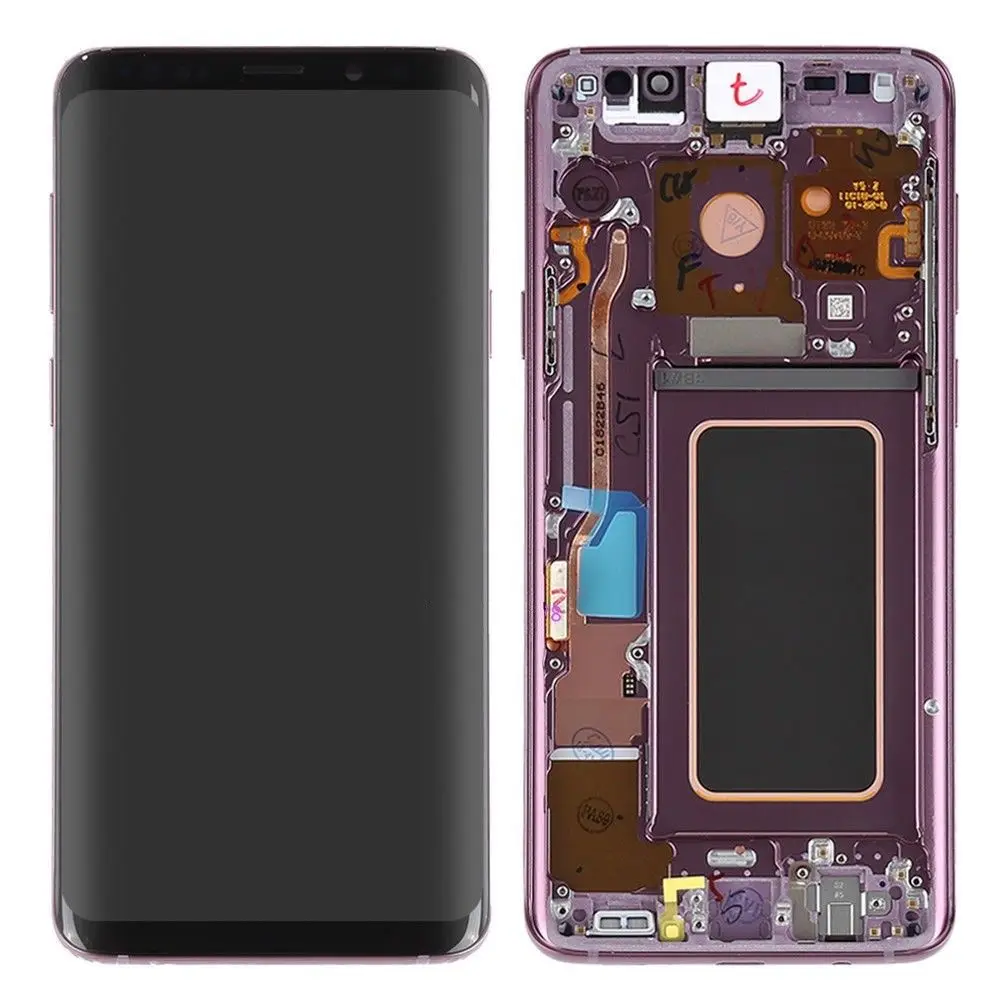 ЖК дисплей Super AMOLED для SAMSUNG GALAXY S9/S9 Plus сенсорный экран с дигитайзером в сборе рамка
