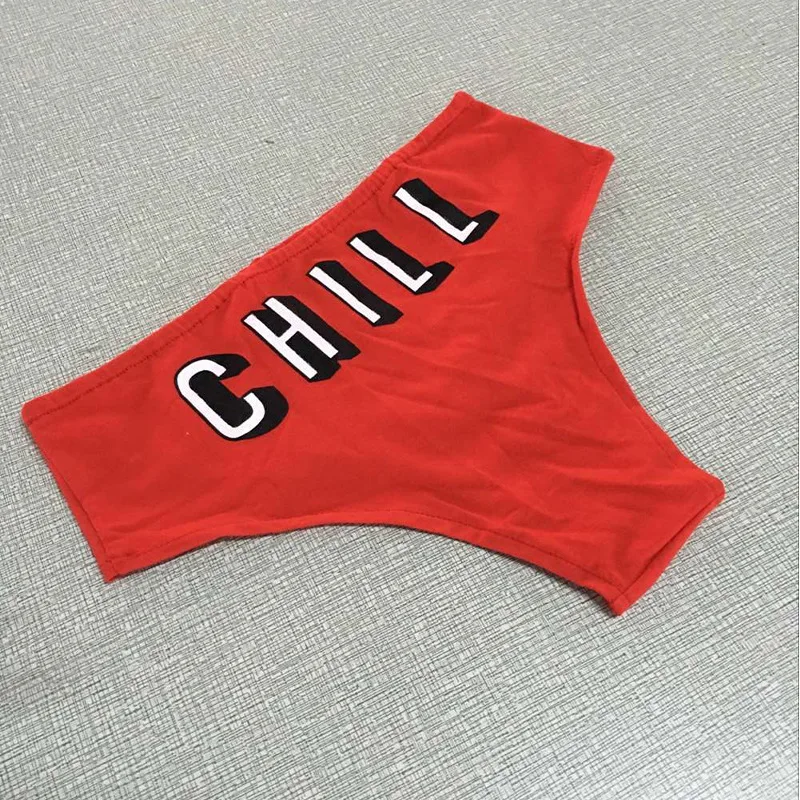 Красные трусики большого размера плюс XL сексуальные бандажные трусы с высокой