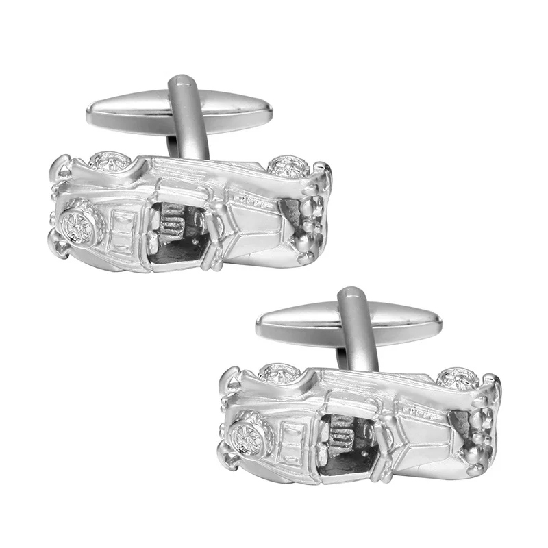 Бесплатная доставка спортивных манжетных кнопок высокого качества модели гоночной машины 3D для мужских рубашек, эмаль модные украшения.