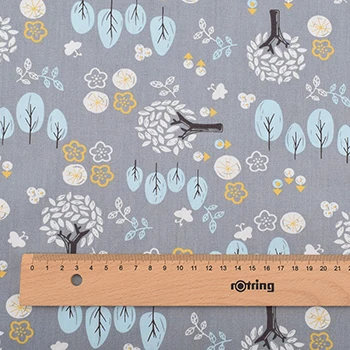 A 1 piece 50x160cm Chainho, серый мультфильм печатных саржевая хлопковая ткань, для DIY стеганое шитье/ткани ребенка и ребенка/простыня, материал подушки, половина метра - Цвет: A 1 piece 50x160cm