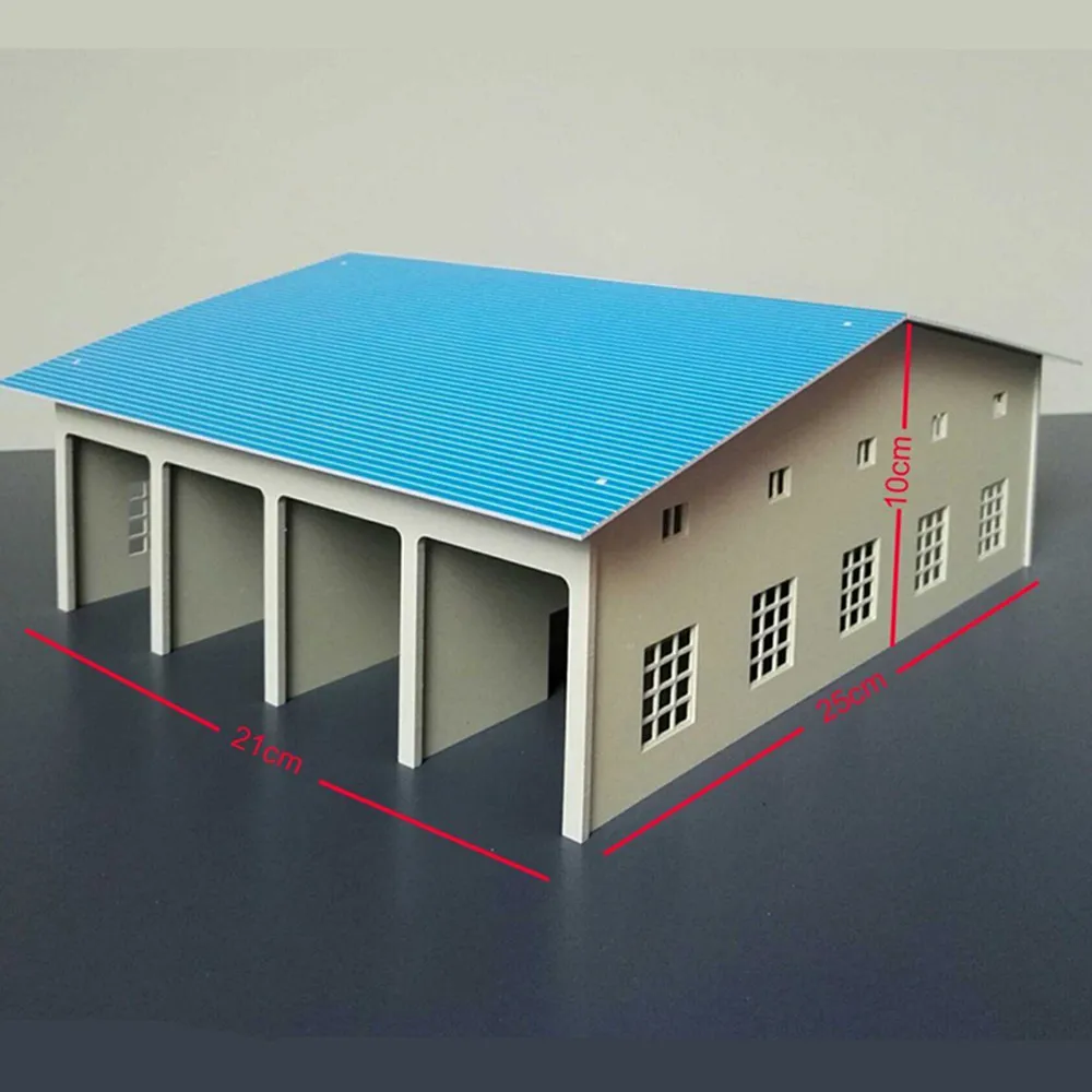 1:87 HO Scale модель гаража для использования вне помещения со склада пожарная машина