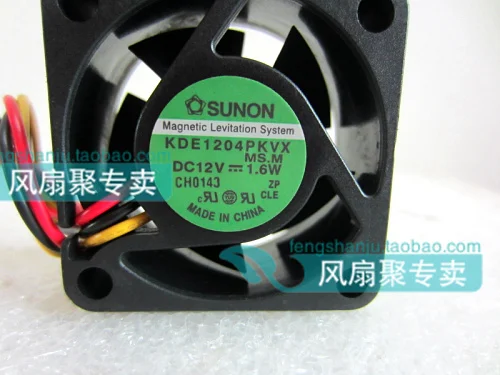 Оригинальный вентилятор переключателя SUNON 12V1.6W KDE1204PKVX 40*40*20 мм C2940 24|original sunone|20mm fanfan