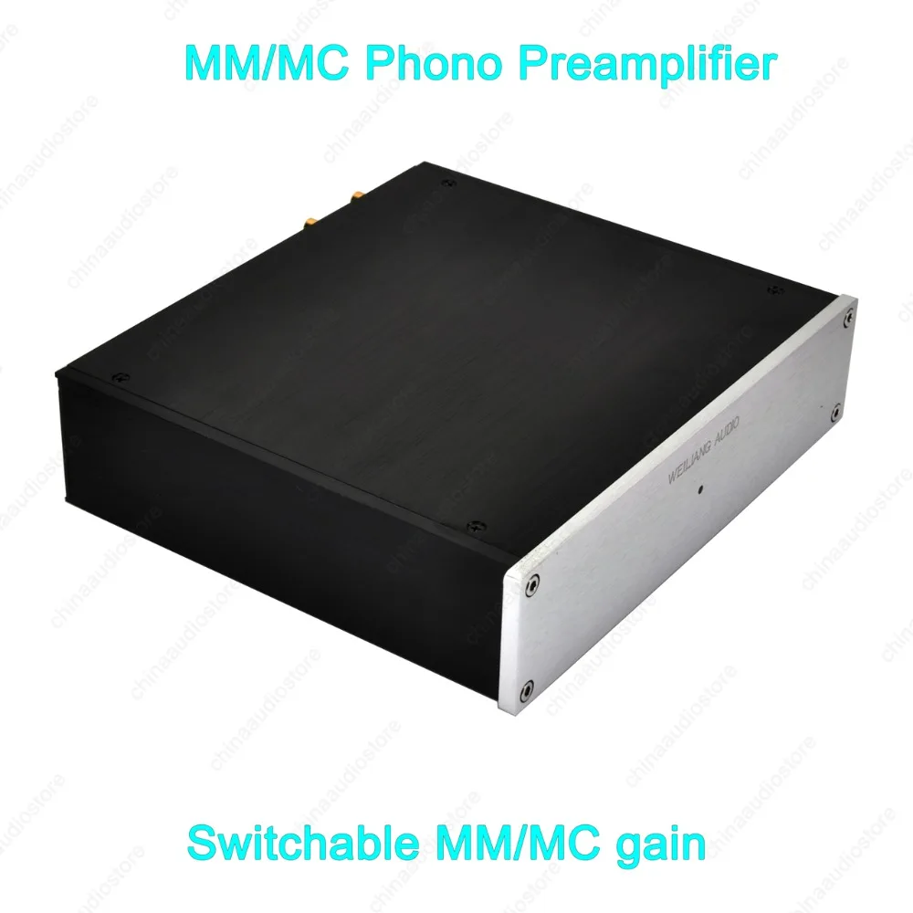 V2 мм MC проигрыватель Phono предварительный усилитель на базе двух переключатель MM/MC