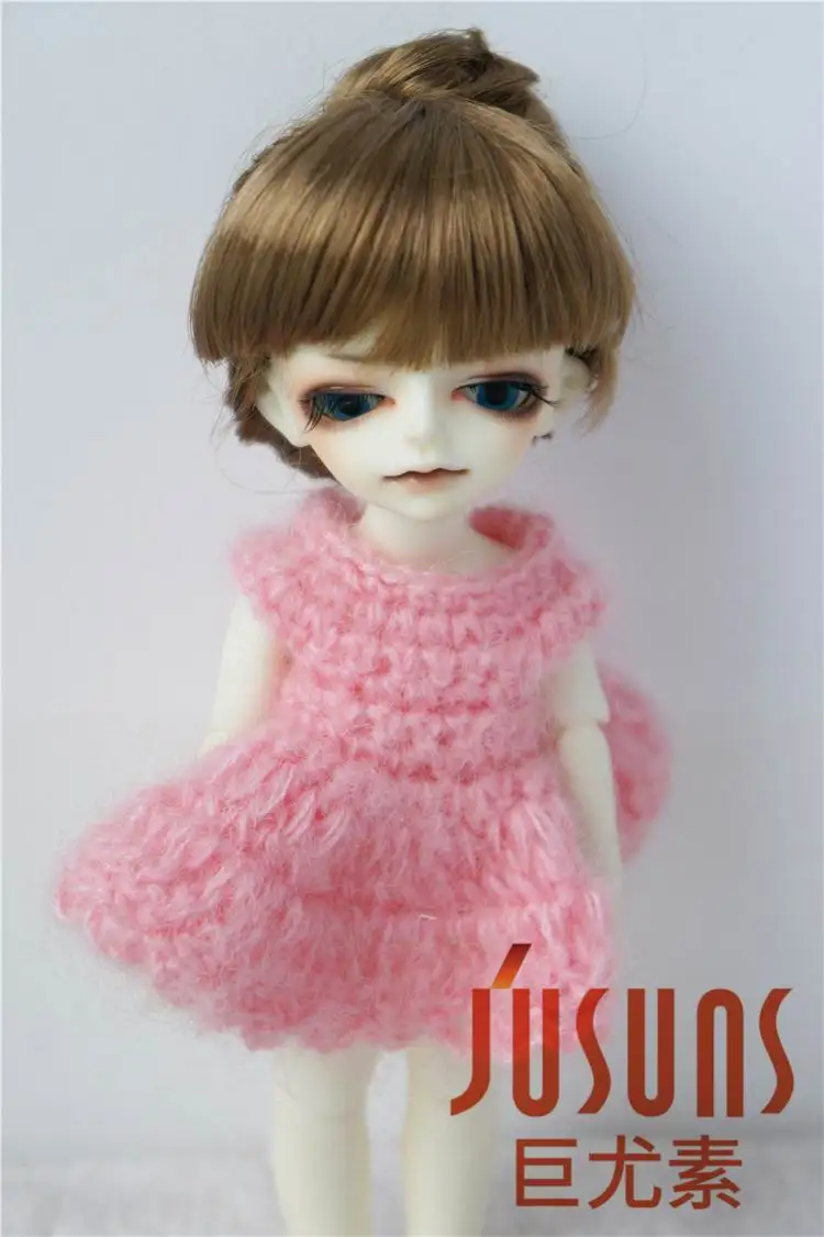 JD049 1/8 1/12 модный парик для кукол милый синтетический мохеровый s BJD 3 4 дюйма 5 дюймов