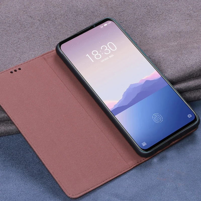 Чехол AIBOULLY для Meizu 16Xs мягкий силиконовый кожаный чехол-книжка Оригинальный чехол