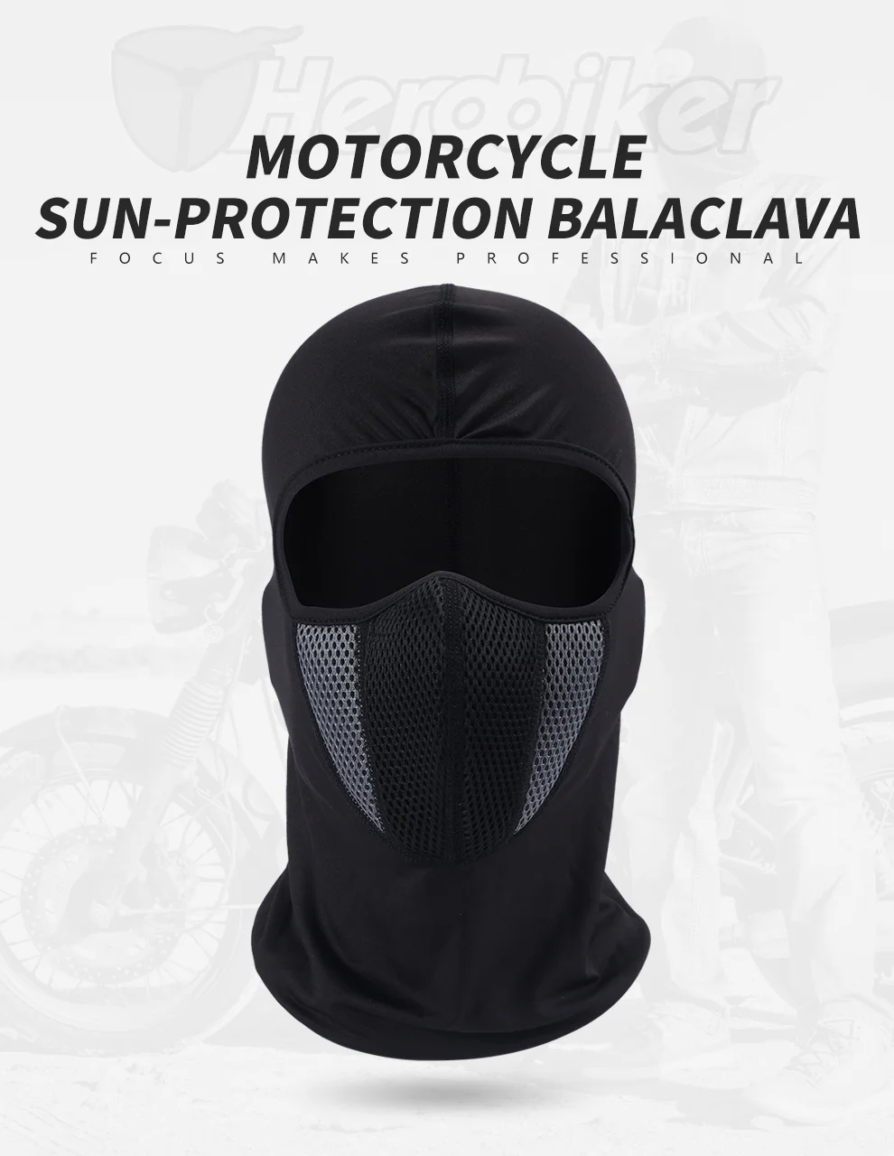 HEROBIKER мотоциклетная маска Балаклава мото маска тактическая маска для лица страйкбол Пейнтбол шлем Шапка Лыжная мото тренировочная маска