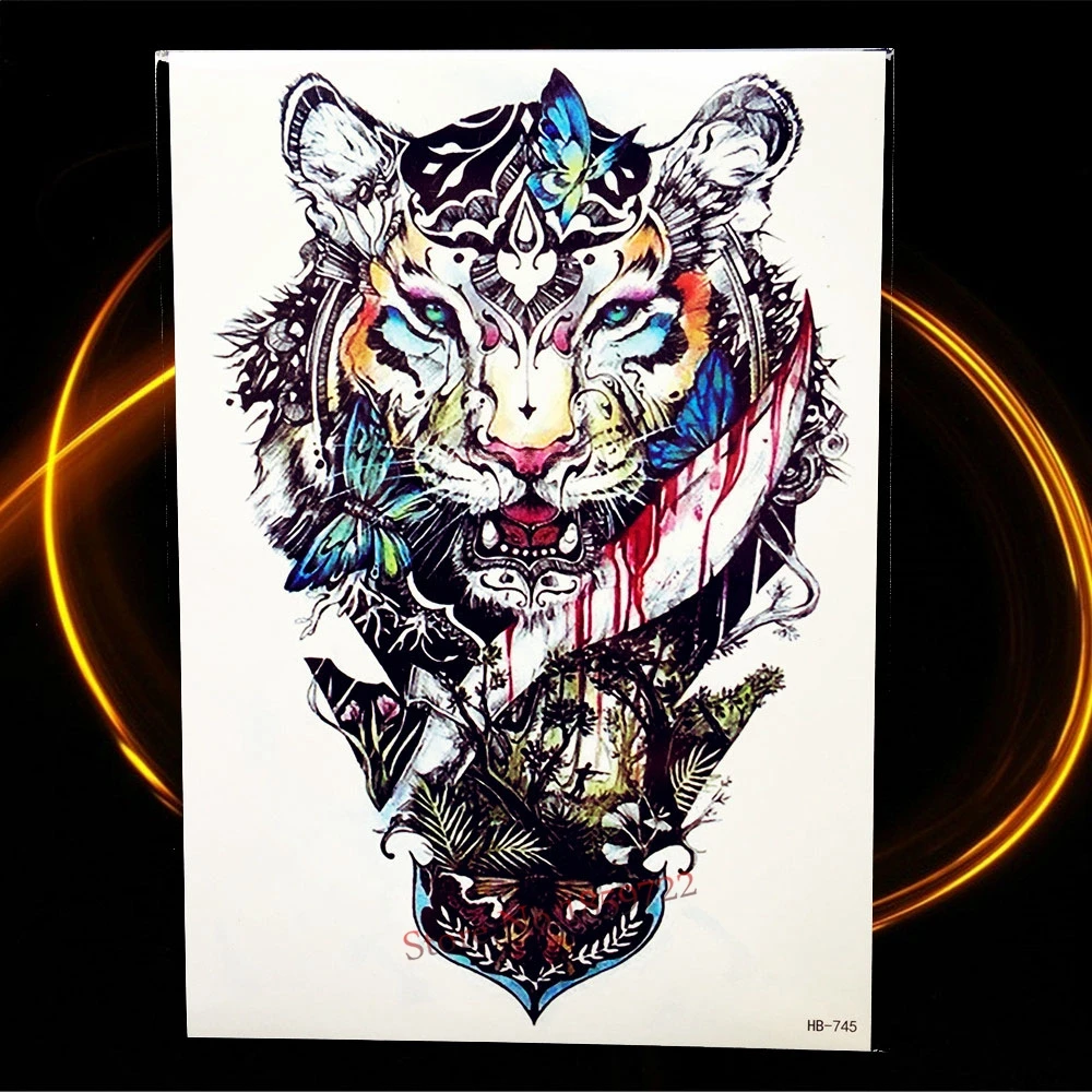 1 предмет Новинка Водонепроницаемый грудь нанесение рисунка временное тату