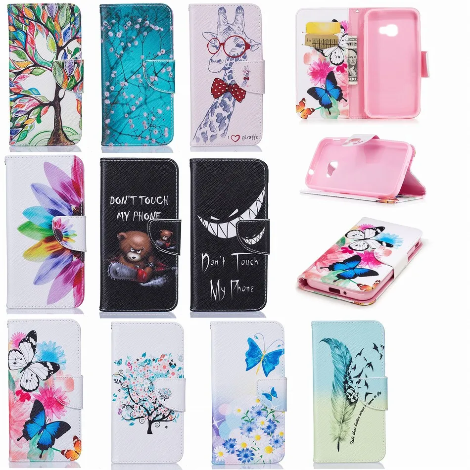 

Phone Cover Flip Retro Case For Samsung Galaxy j3 j5 2017 J2 Pro A750 Note 8 9 Card Wallet Leather Capa D07Z