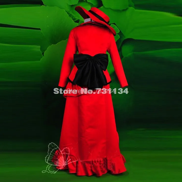 Black Butler Madam Red Angelina Dalles Cosplay Costume |