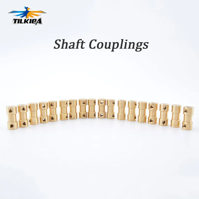 Медная муфта приводного вала 2 шт. соединитель двигателя 2/2 3/3/4 мм до 2/3/3 17/ 4/ 5 с