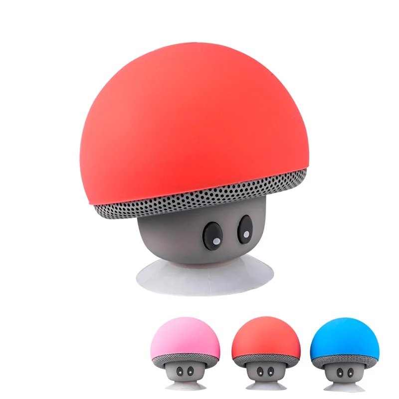 Музыкальный держатель для телефона колонка MP3 плеер Bluetooth маленькая Грибная