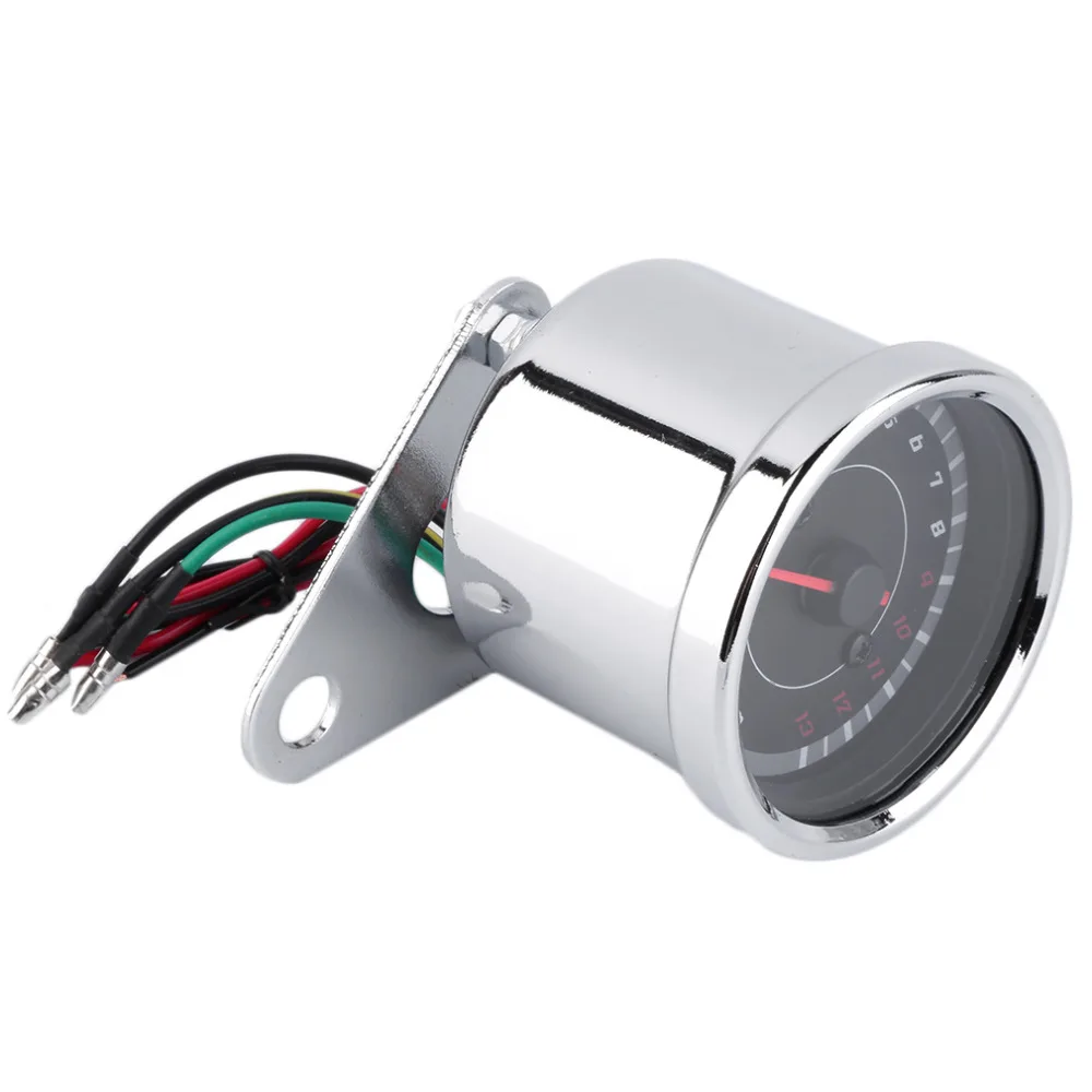Популярный универсальный мотоцикл подсветка LED 12V Тахометр Спидометр Датчик