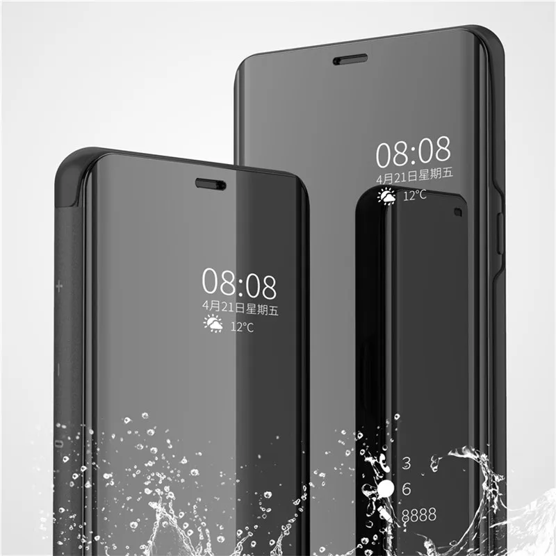 Сенсорный флип-чехол с подставкой для huawei Nova 3 3i, роскошное зеркальное покрытие 360, полный корпус, противоударный чехол s для huawai p smart plus+ carcasa
