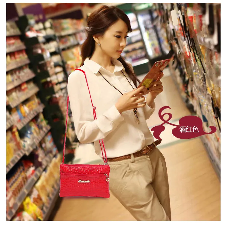 Новинка 2019 лидер продаж модная женская сумка с клапаном из крокодиловой кожи