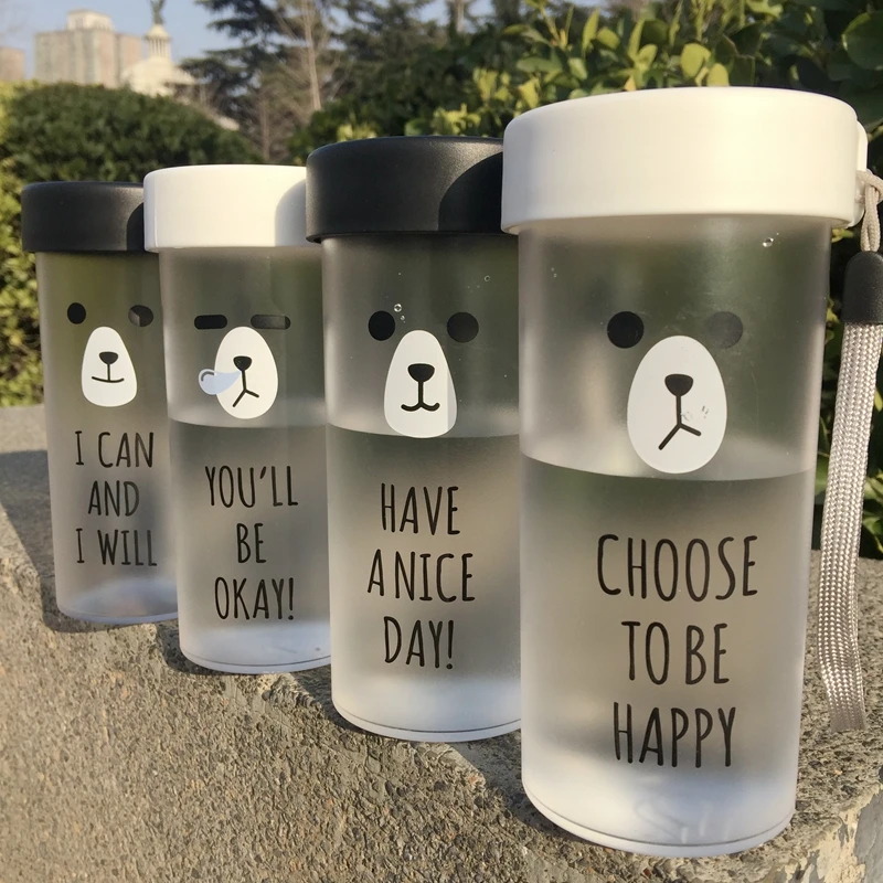My Bottle пластиковая Модная Спортивная бутылка для воды 360 мл стильная термостойкая