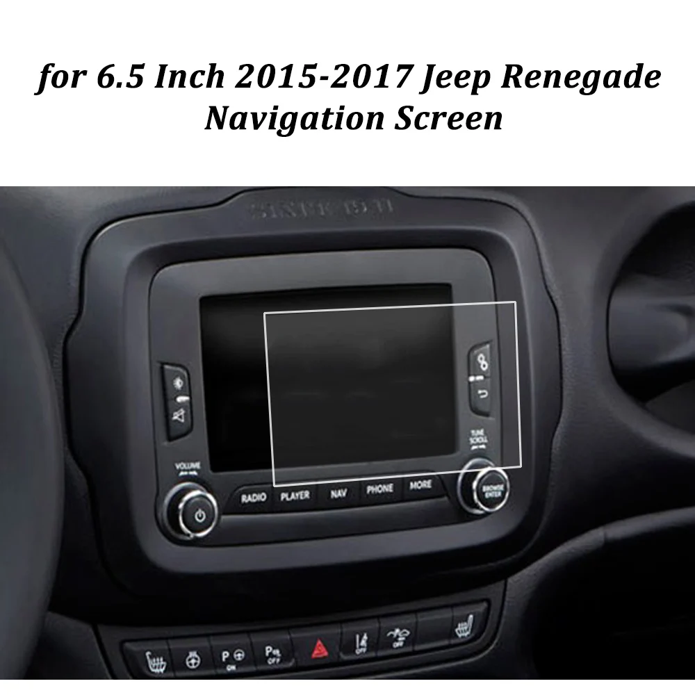 Для Jeep Renegade 2015 2016 2017 навигационный экран автомобиля 6 5 дюйма GPS твердость