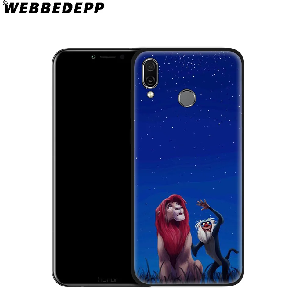 Мягкий чехол WEBBEDEPP Lion King для Huawei P8 P9 P10 P20 P30 Lite Pro P Smart Z Plus 2019 Y6 Prime 2018 2017 Mini |