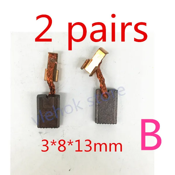 Угольные щетки для замены HILTI 14,4 в 18 в SFC14A SFC 14A SFC14-A SFC22-A SFC22A SFC 22A SFC18A SFC 18A SFC18-A электрические инструменты - Цвет: B      2 pairs