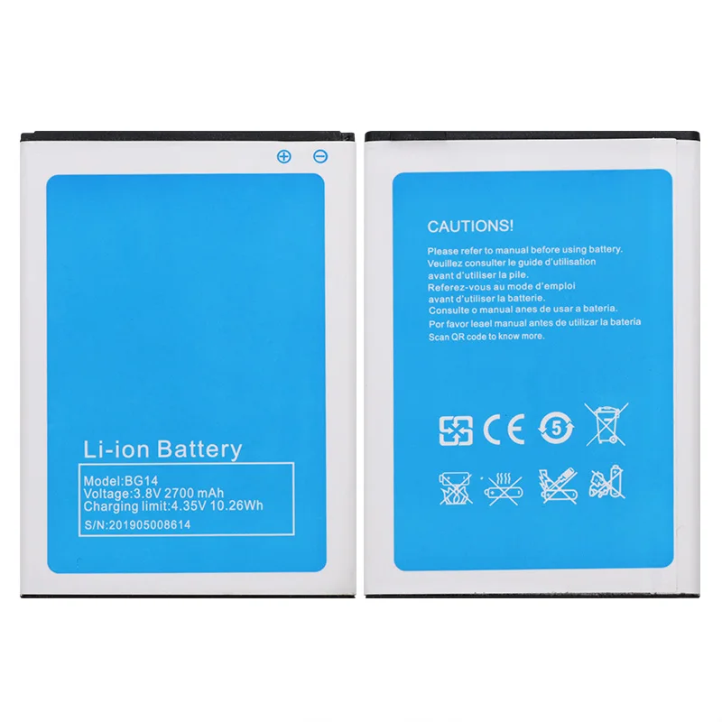 1 шт.+ зарядка 2700 мАч BG14 батарея для Bluboo D6 D6 Pro батарея аккумуляторная батарея AKKU ACCU PIL мобильный телефон
