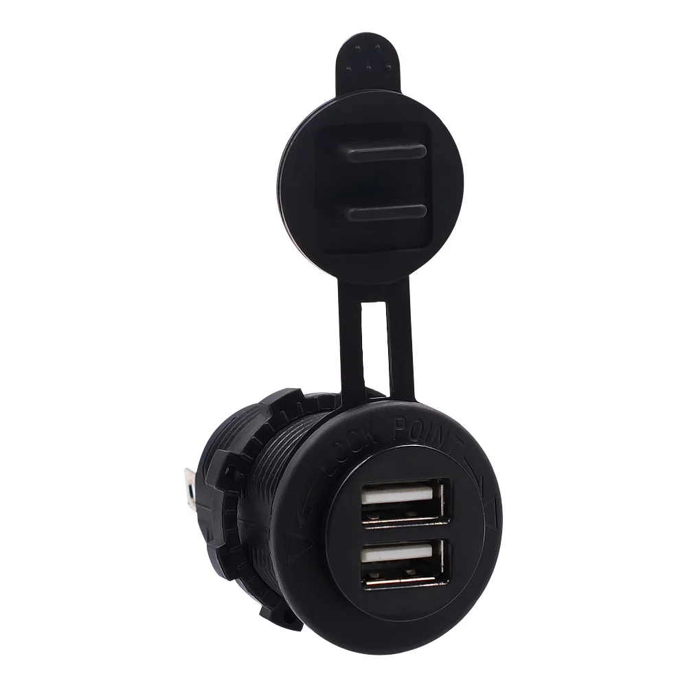 Aoshike 3.1A двойное USB Автомобильное зарядное устройство с автомобильными гнездами