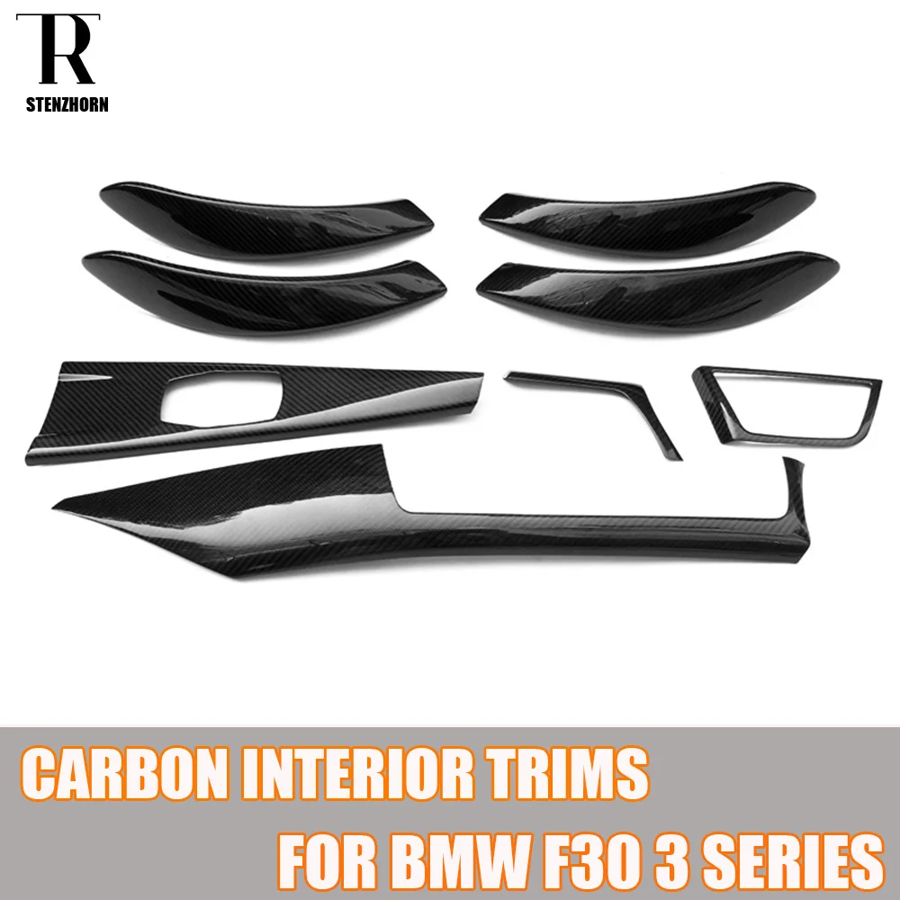 Отделка салона приборной панели из углеродного волокна для BMW F30 Sedan F31 Wagon F34 GT F32