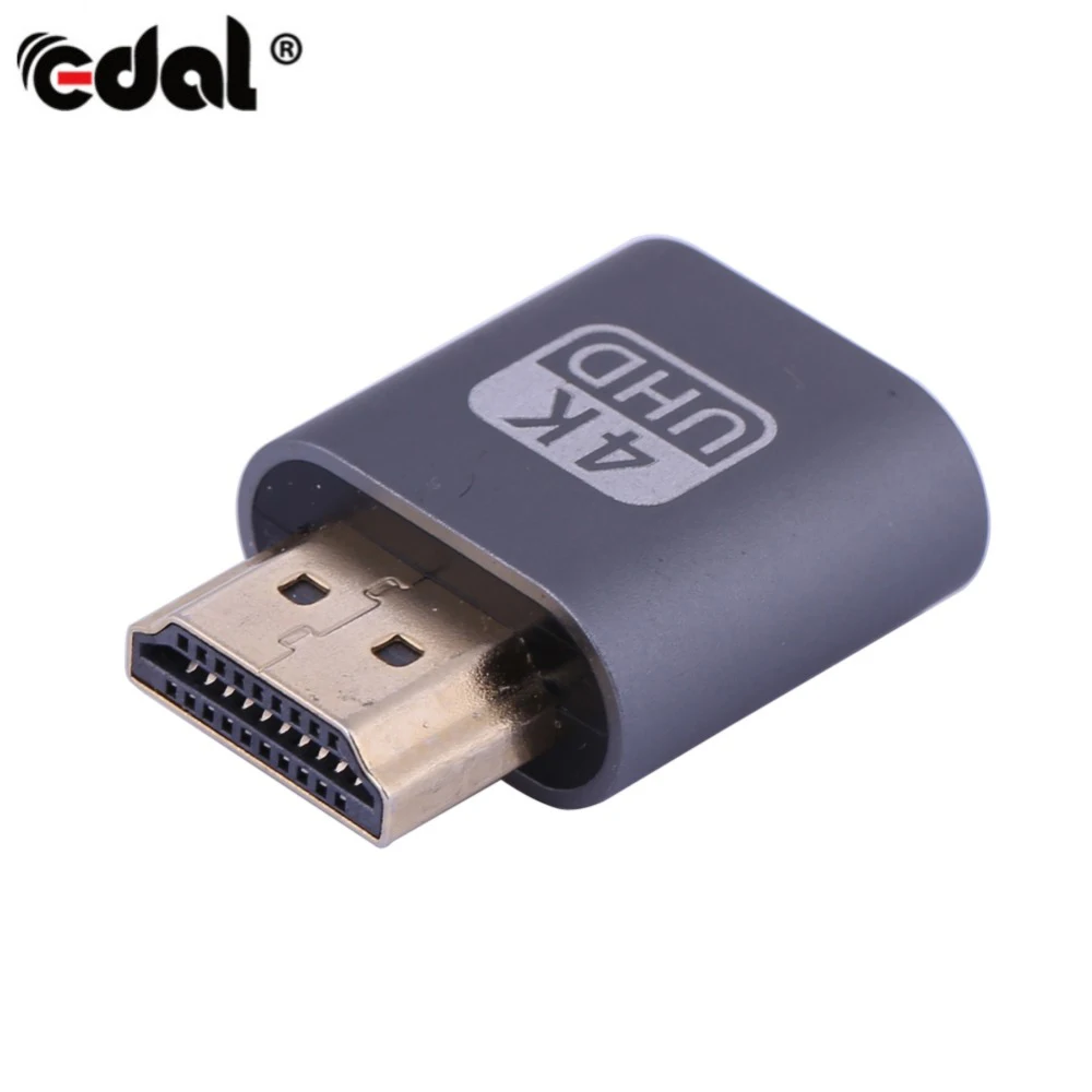 Адаптер для виртуального дисплея VGA HDMI DDC EDID пустышка Безголовый эмулятор