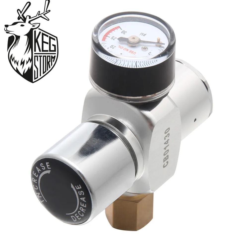 CO2 Keg газовый регулятор зарядное устройство KEG STORM Алюминий для Домашнего Пива