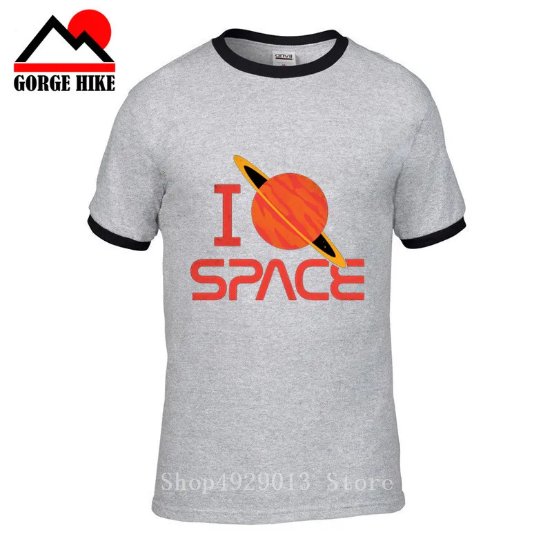 Хлопковая футболка CCCP с надписью I Love Space | Мужская одежда
