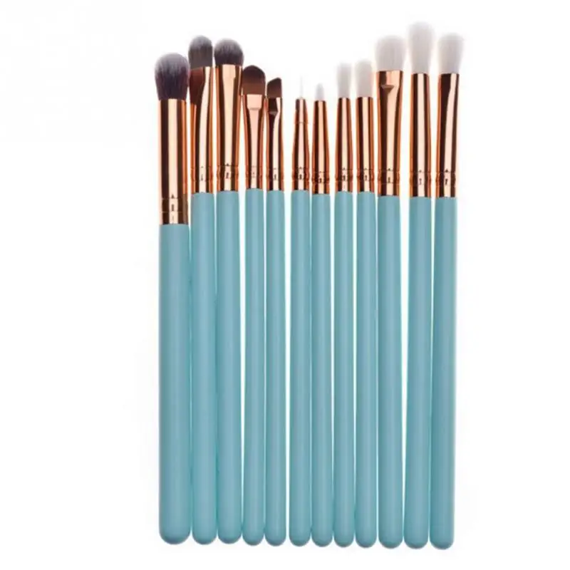 12 шт./лот Многофункциональный Макияж Кисти Набор теней для век набор кистей Фонд