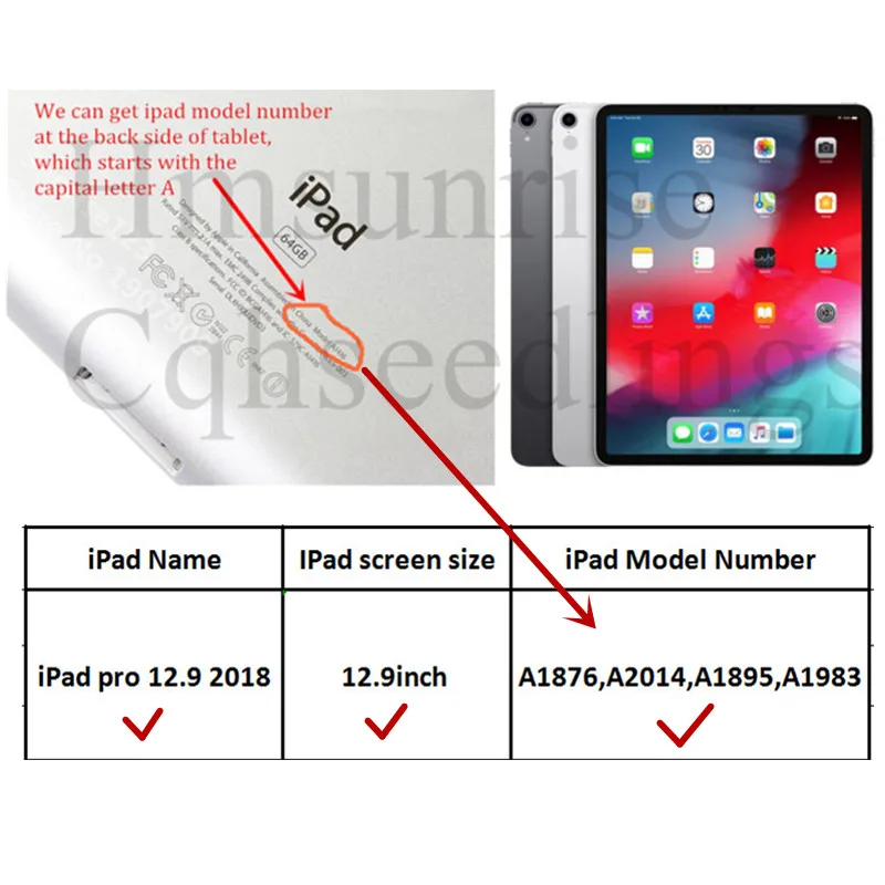 Чехол Cqhseedings для Apple iPad Pro 12 9 2018 планшет 360 Вращающаяся подставка силиконовый + PC