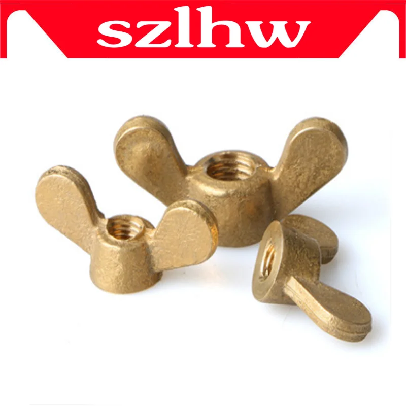 50pcs/lot M4 Brass Wing Nuts Butterfly Factory sales | Обустройство дома