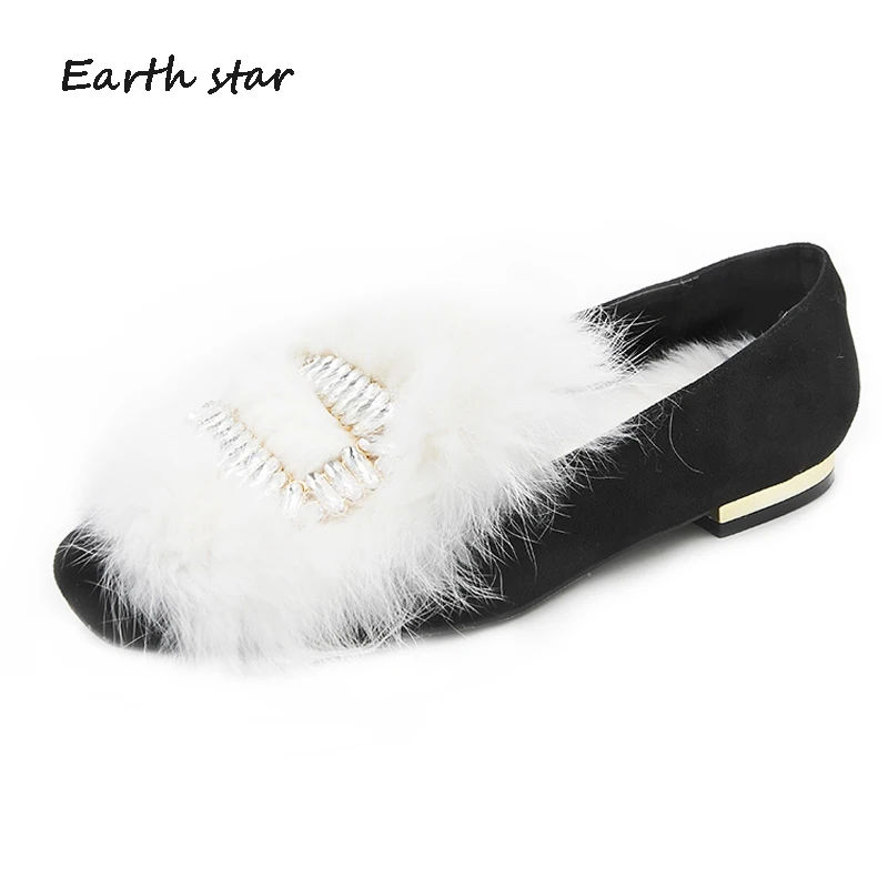 Женская обувь Модная брендовая на плоской подошве zapatos de mujer Обувь с квадратным
