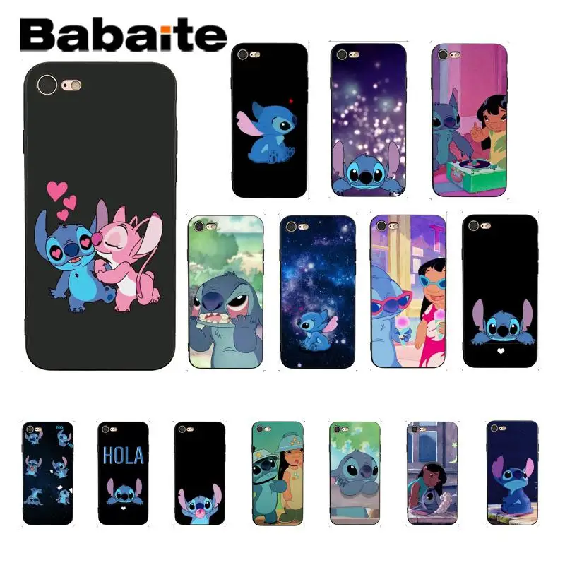 Babaite Lilo Stitch роскошный уникальный дизайн PhoneCase для iPhone 8 7 6 6S Plus X XS MAX 5 5S SE XR 10 Чехол