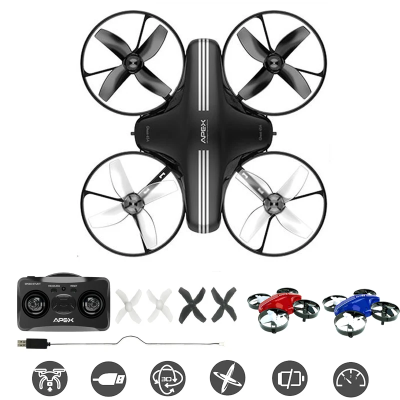 Мини Дрон RC Безголовый режим вертолет игрушка с высотой удержание мини GD65 лучшие