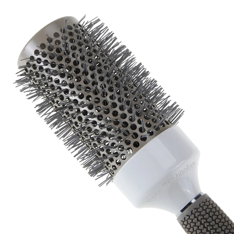 5 размеров серая нано термальная Керамическая ионная щетка для волос Высокая