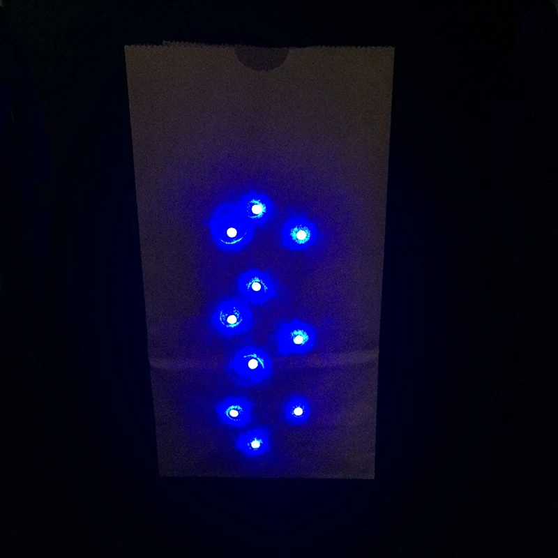 Сумка O Lites(включая Пальчиковый свет) Волшебные трюки, легкая магия, крупным планом, классические игрушки, трюк, реквизит, комедия,, красный/синий