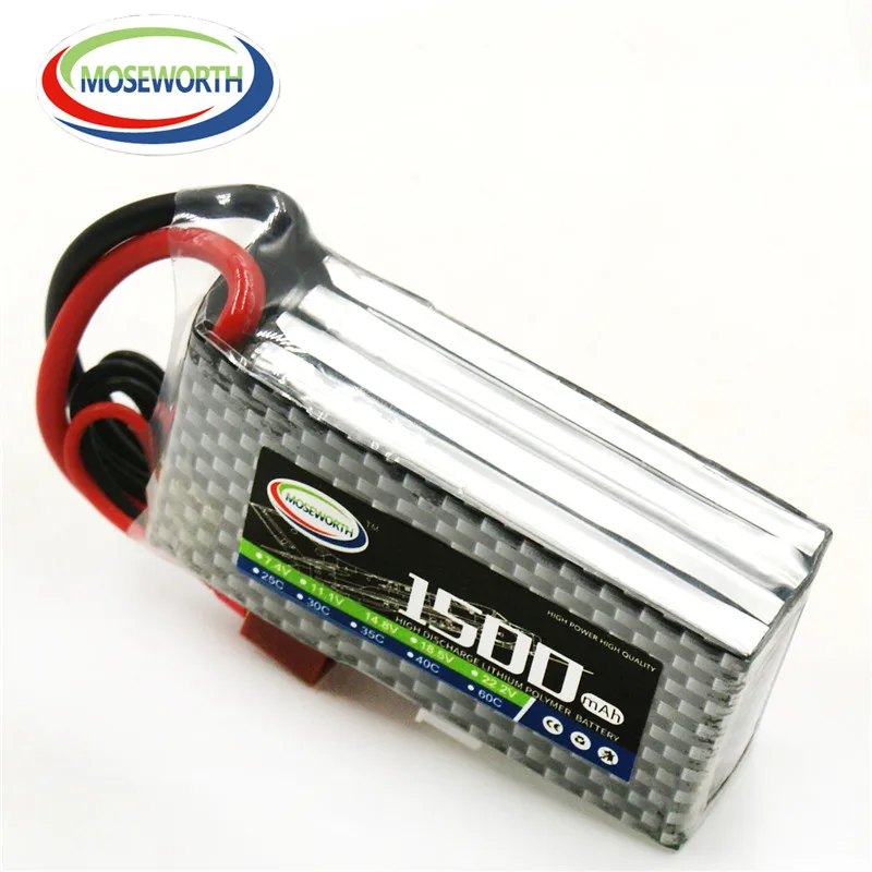 Аккумулятор Lipo 4S 14 8 в 1500 мАч 35C для игрушек с дистанционным управлением модель