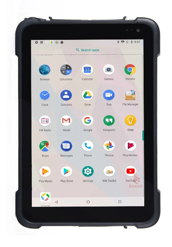 Портативный мобильный планшетный ПК KT86 Android 8 1 GMS Play Store прочный водонепроницаемый