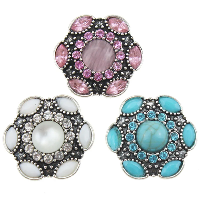 

10 шт./лот, горячая Распродажа, высококачественные застежки с цветами, подходят для браслетов и браслетов «сделай сам», 18 мм застежки, ювелирн...