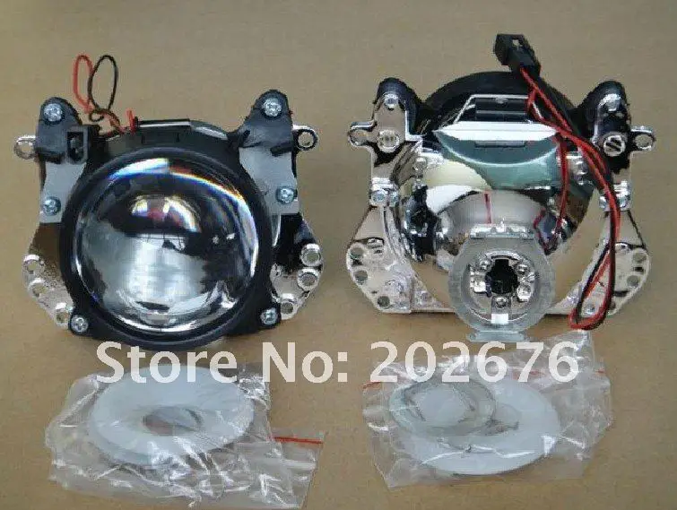 DLAND мини автомобиль HID BI XENON линзы прожекторного типа H1 простая установка для