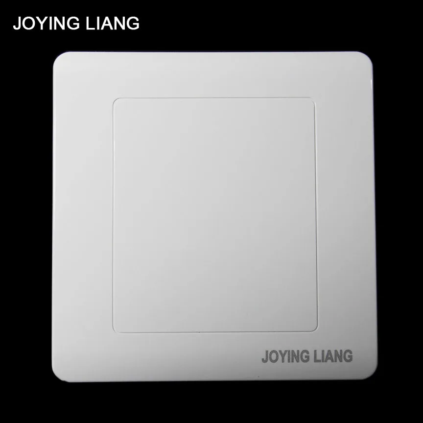 Настенная розетка JOYING LIANG белая металлическая подставка 86x86x7 мм + пластина из