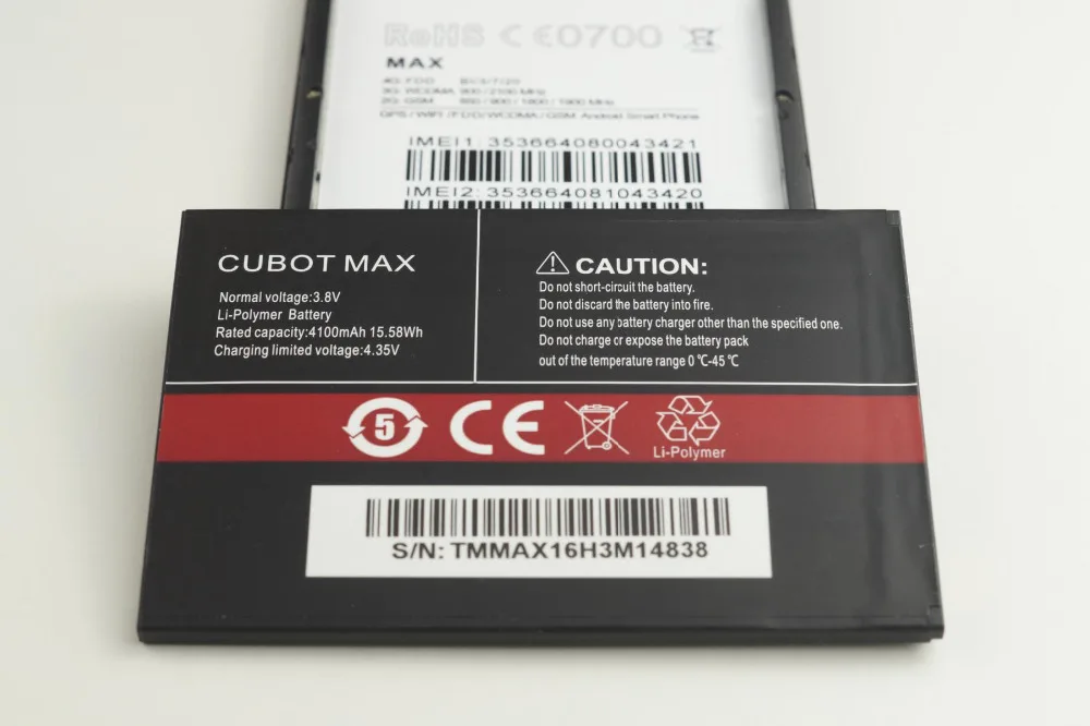 Аккумулятор CUBOT MAX 4100 мАч запасная батарея для смартфона MAX|battery for|4100mah batterycubot battery |