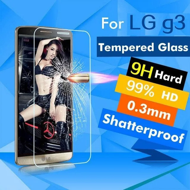 2.5D Закаленное стекло для LG G3 Высококачественная защитная пленка