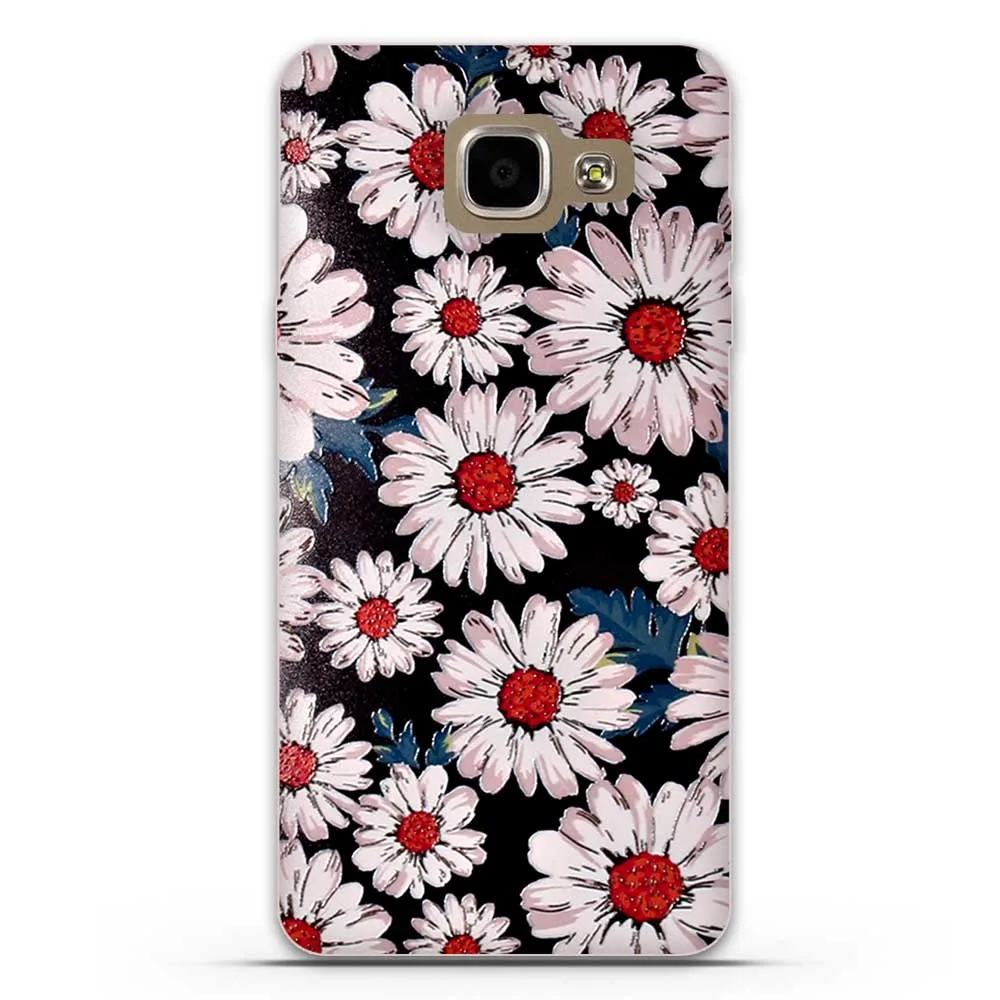 Роскошный мягкий чехол из ТПУ с рельефным 3D рисунком для samsung A5 2016 силиконовый Galaxy