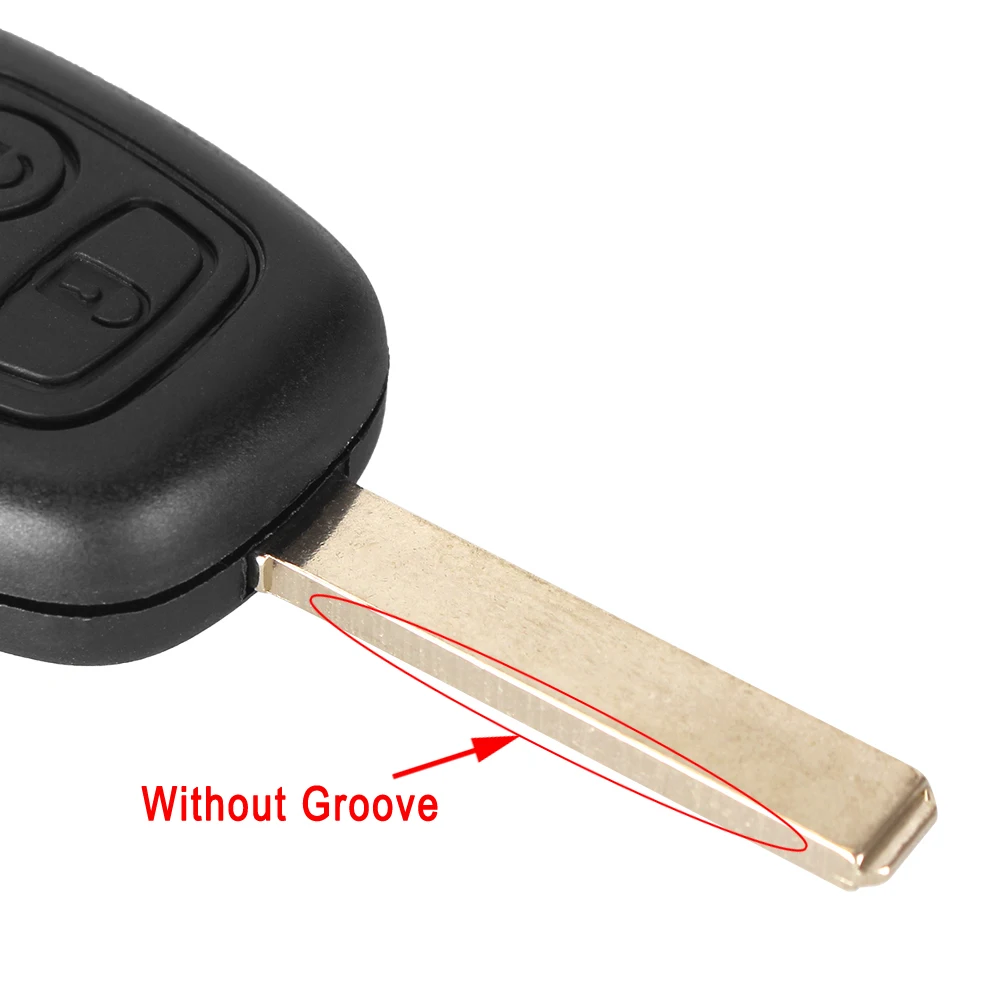 Сменный 2 кнопочный корпус для автомобильного ключа KEYYOU Citroen C1 C2 C3 Pluriel C4 C5 C8 Xsara